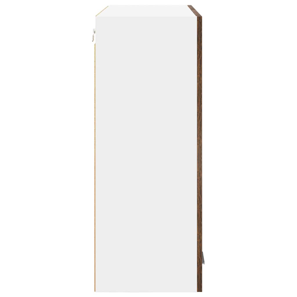 Dulap suspendat cu raft Riga Stejar fumuriu 80 x 31 x 80 cm — imaginea 8