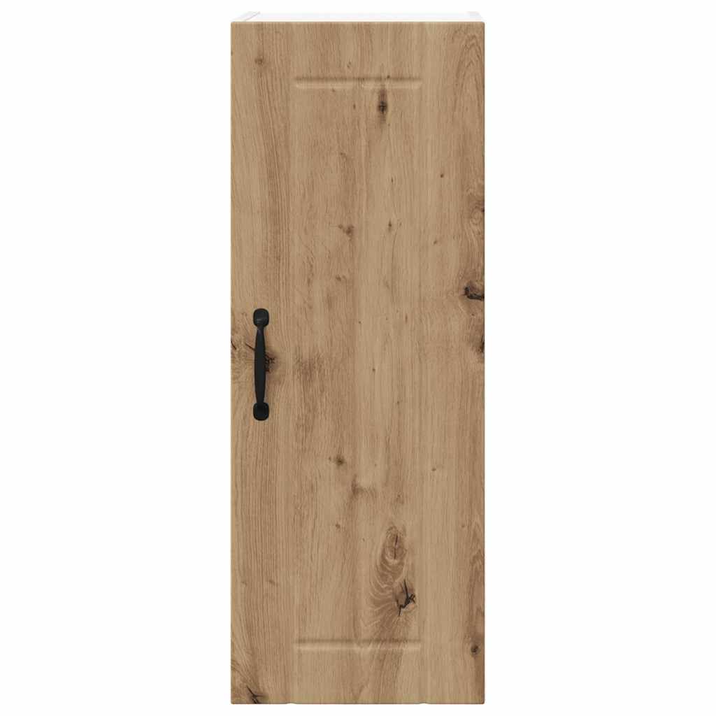 Dulap suspendat de bucatarie cu raft 2 pcs Stejar Artizanal — imaginea 8