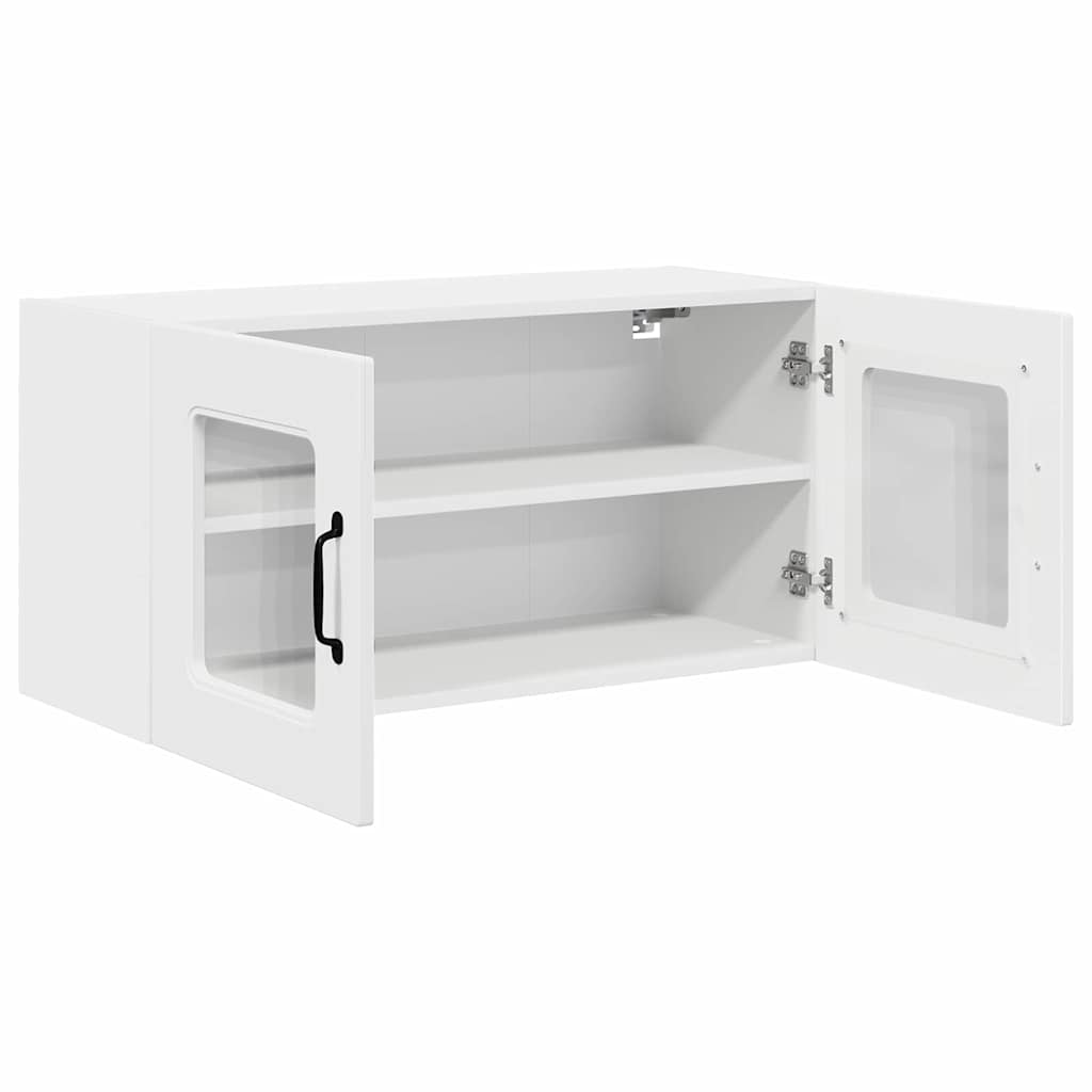 Dulap suspendat de bucatarie Alb 80 x 31 x 40 cm Lemn compozit — imaginea 6