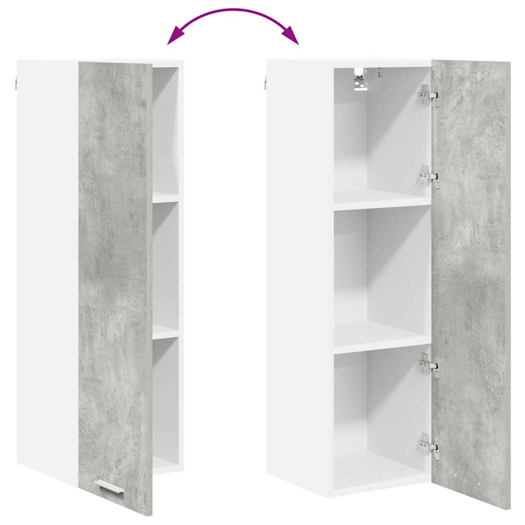 Dulap suspendat cu raft Riga Gri din beton 30 x 31 x 100 cm — imaginea 12