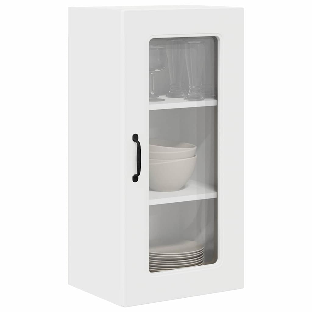 Dulap suspendat de bucatarie Alb 40 x 31 x 80 cm Lemn compozit — imaginea 4