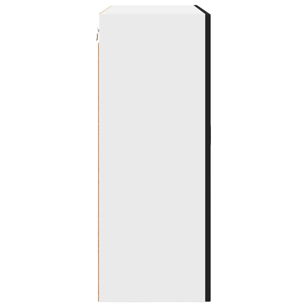 Dulap suspendat de bucatarie cu raft Negru 80 x 31 x 80 cm — imaginea 8