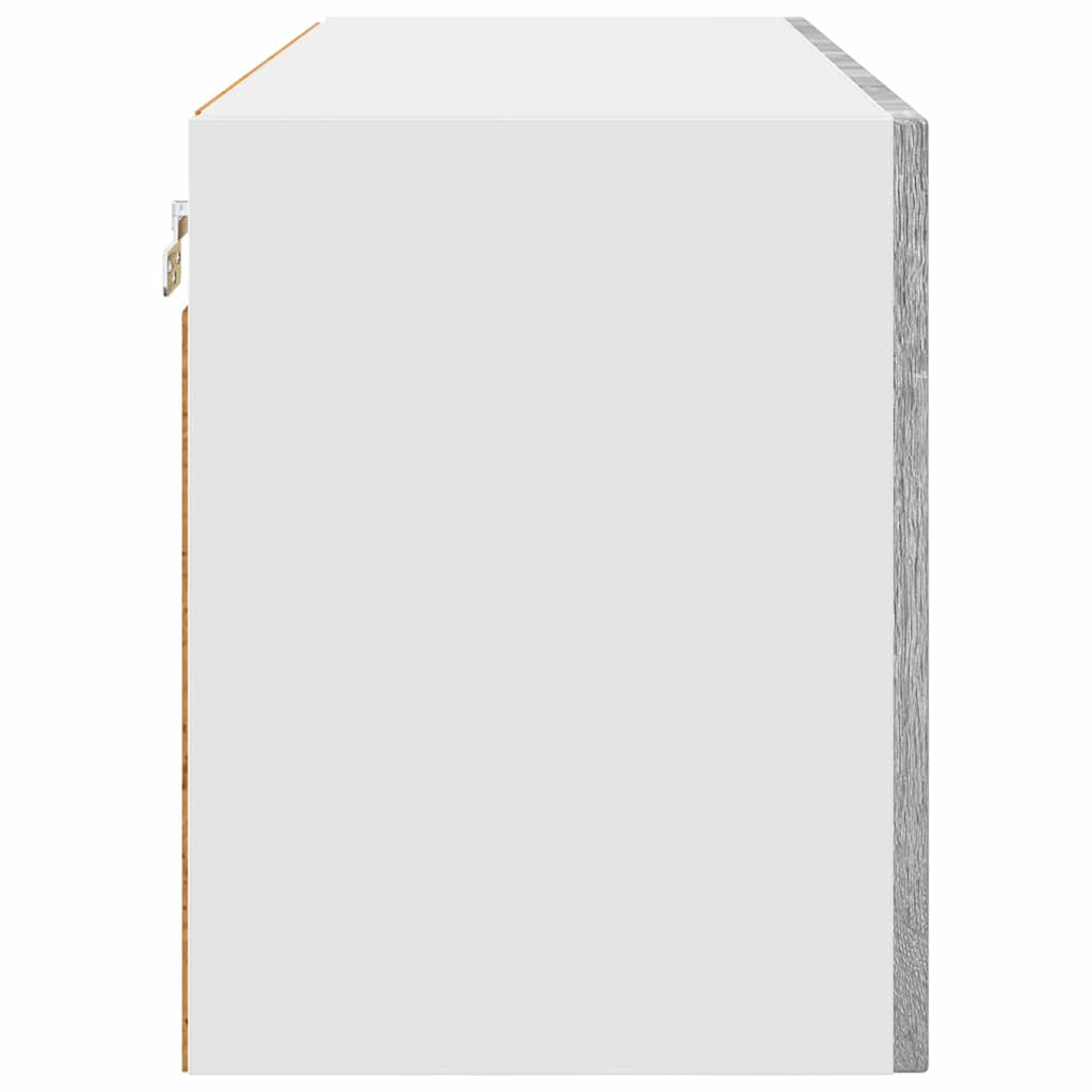 Dulap suspendat de bucatarie cu raft Gri Sonoma 80 x 31 x 40 cm — imaginea 8