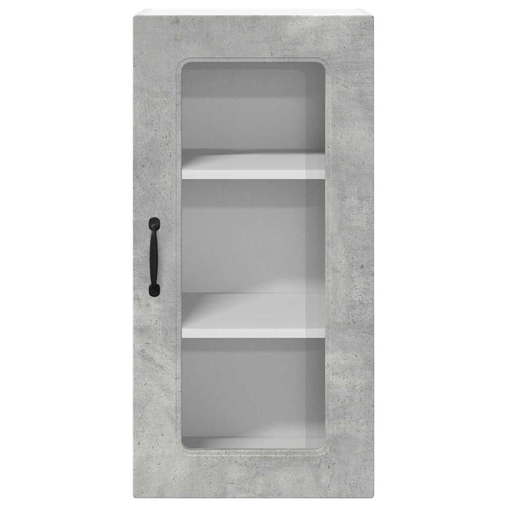 Dulap suspendat de bucatarie Gri din beton 40 x 31 x 80 cm — imaginea 7