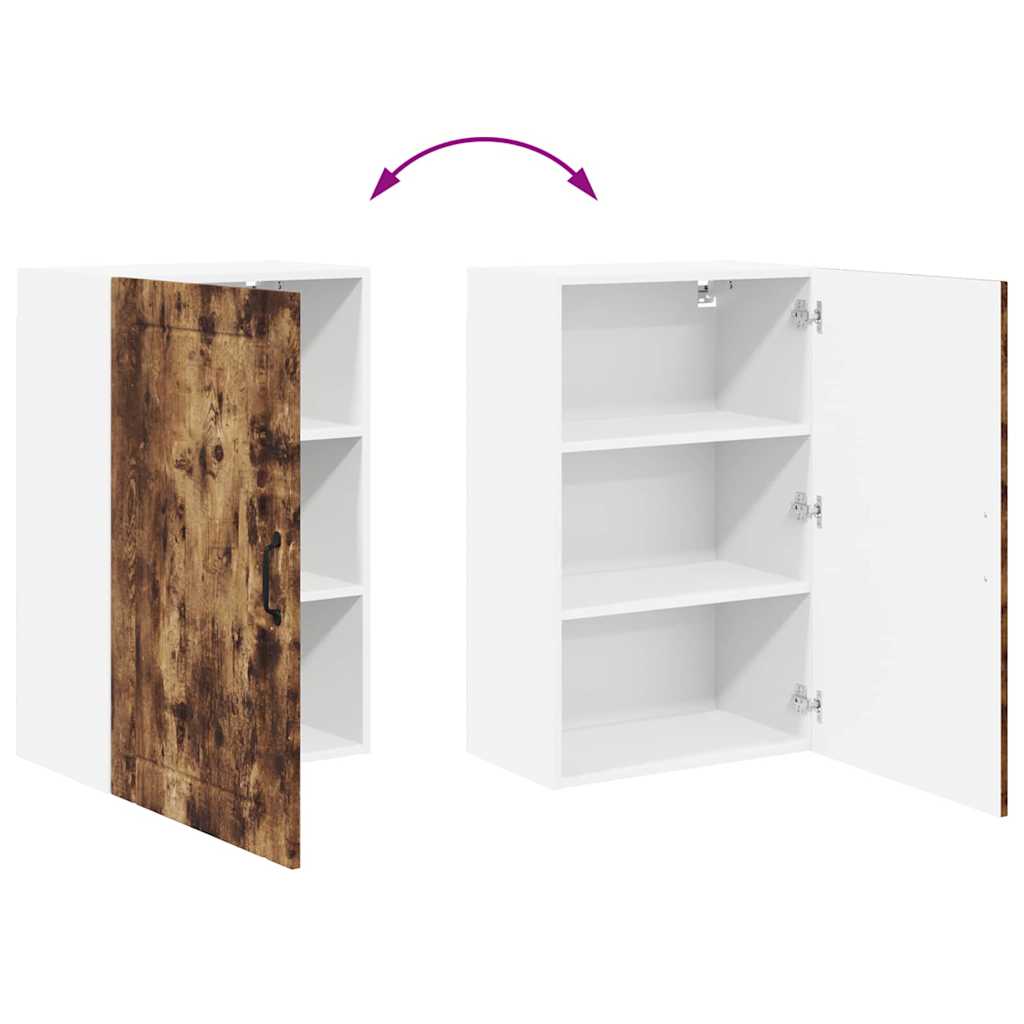 Dulap suspendat de bucatarie Stejar fumuriu 50 x 31 x 80 cm — imaginea 12