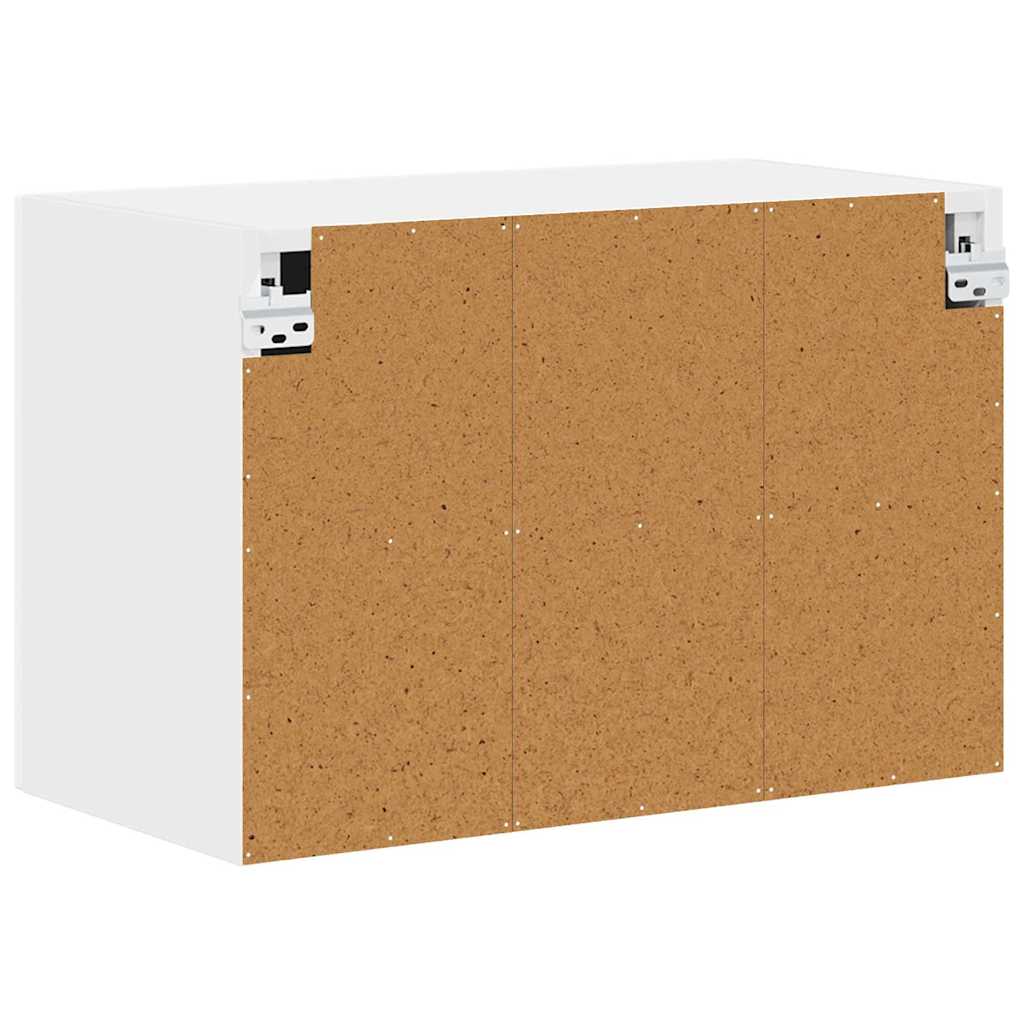 Dulap suspendat de bucatarie cu raft Alb lucios 60 x 31 x 40 cm — imaginea 13