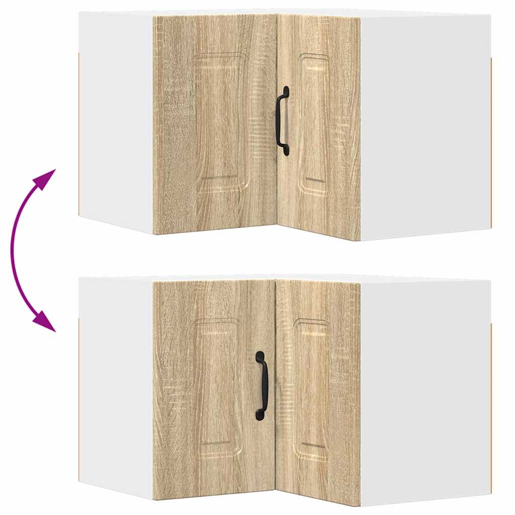 Dulap suspendat de bucatarie Stejar Sonoma 57 x 57 x 40 cm — imaginea 12