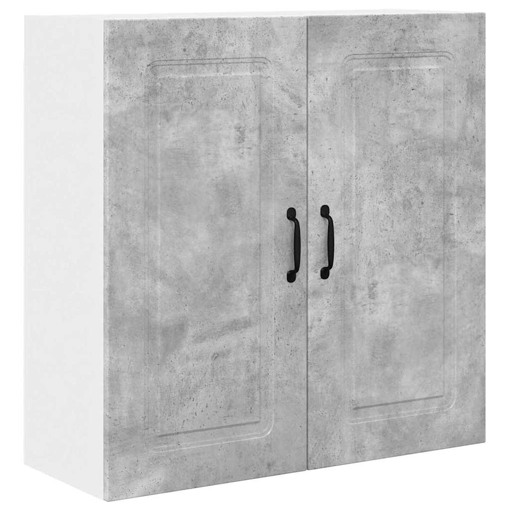 Dulap suspendat de bucatarie Gri din beton 80 x 31 x 80 cm
