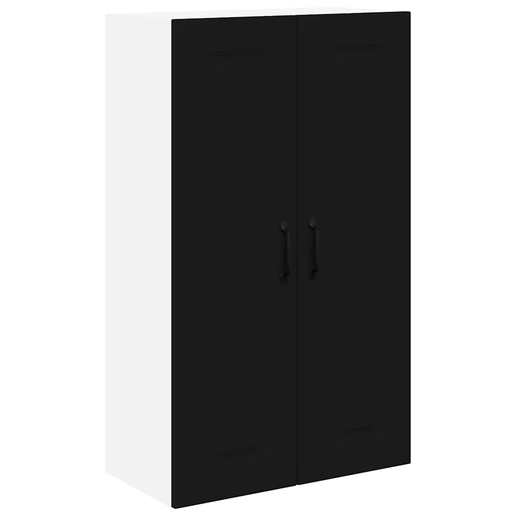 Dulap suspendat de bucatarie cu raft Negru 60 x 31 x 100 cm