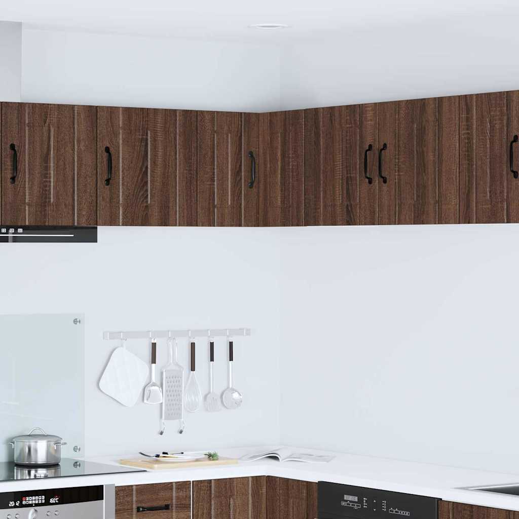 Dulap suspendat de bucatarie Stejar inchis 57 x 57 x 40 cm — imaginea 2