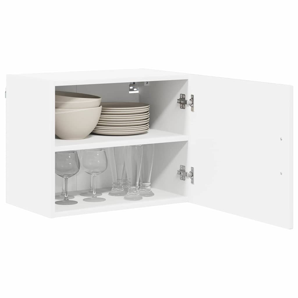 Dulap suspendat de bucatarie 2 pcs Alb lucios 50 x 31 x 40 cm — imaginea 4