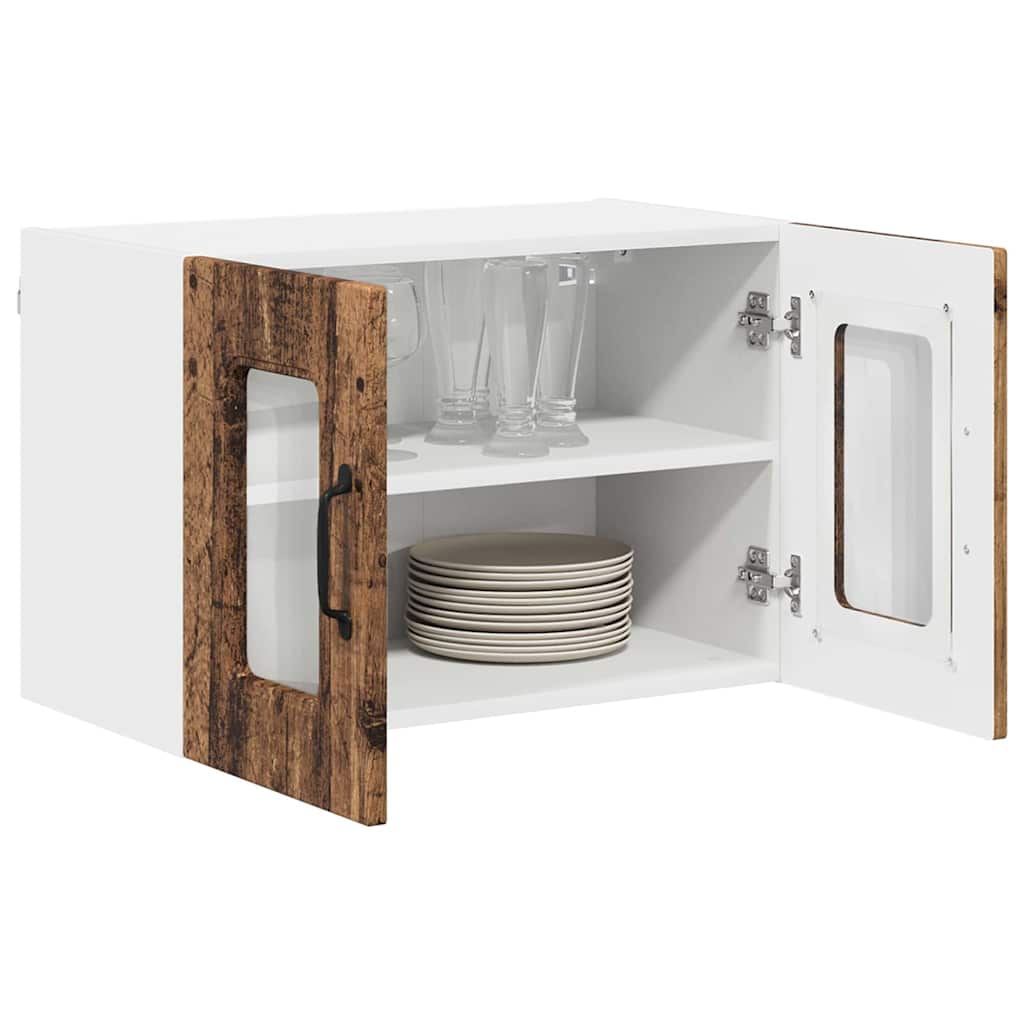 Dulap suspendat de bucatarie cu raft Lemn Vechi 60 x 31 x 40 cm — imaginea 4