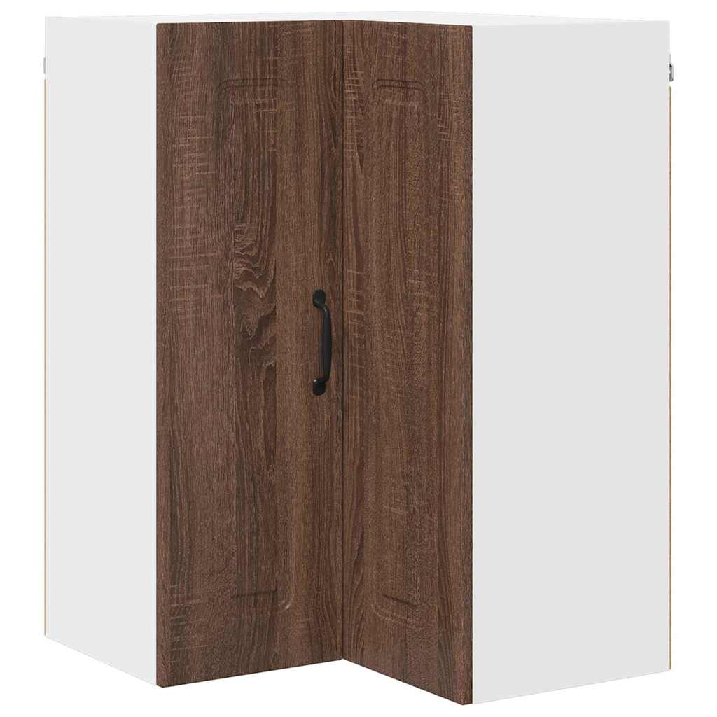 Dulap suspendat de bucatarie Stejar inchis 57 x 57 x 80 cm