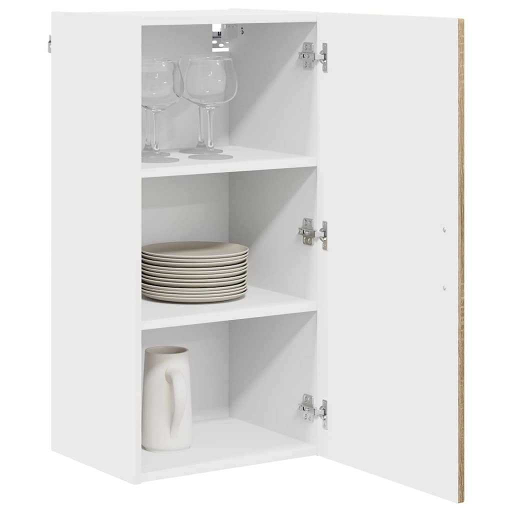 Dulap suspendat de bucatarie Stejar Sonoma 40 x 31 x 80 cm — imaginea 4