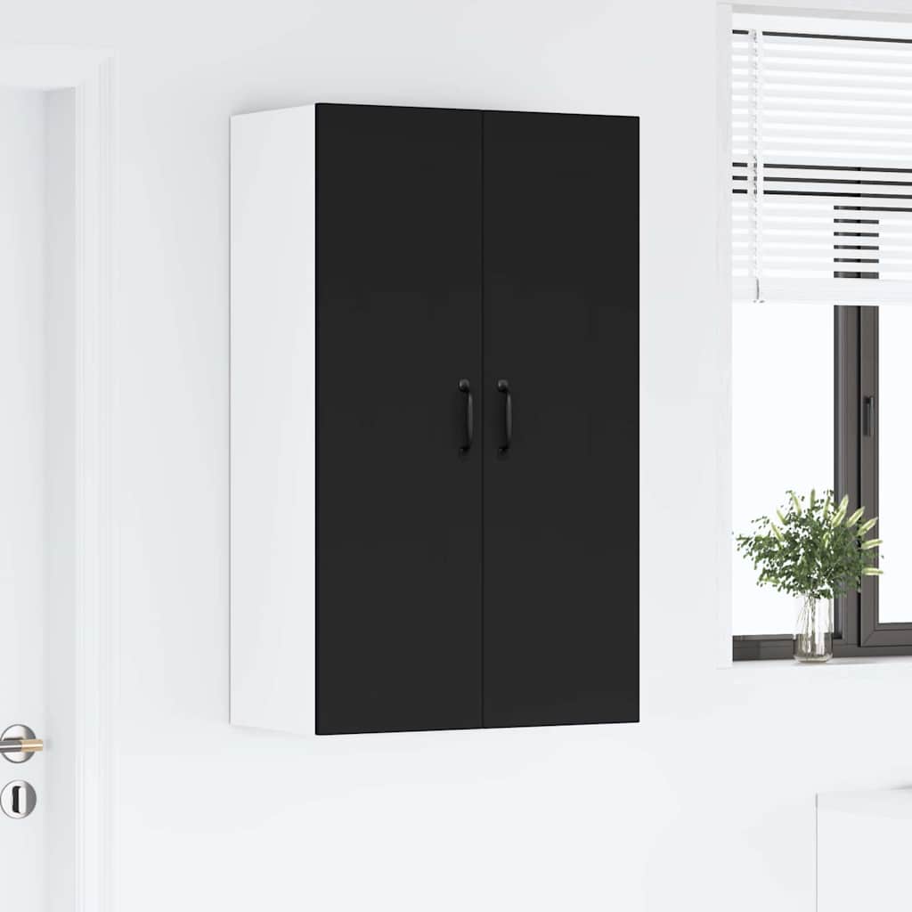 Dulap suspendat de bucatarie cu raft Negru 60 x 31 x 100 cm — imaginea 5
