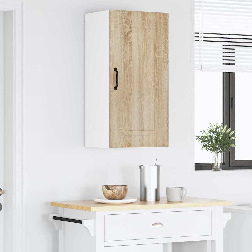 Dulap suspendat de bucatarie Stejar Sonoma 40 x 31 x 80 cm — imaginea 5