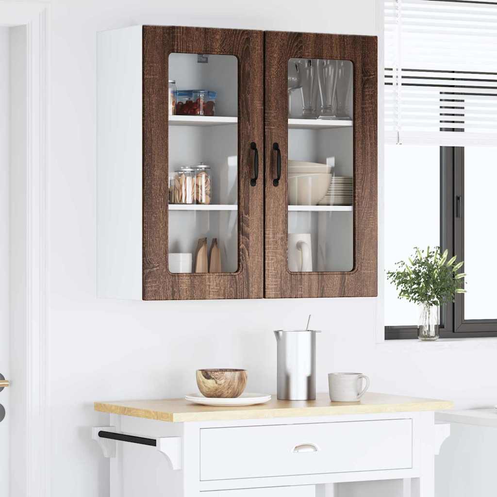 Dulap suspendat de bucatarie Stejar inchis 40 x 31 x 80 cm — imaginea 5