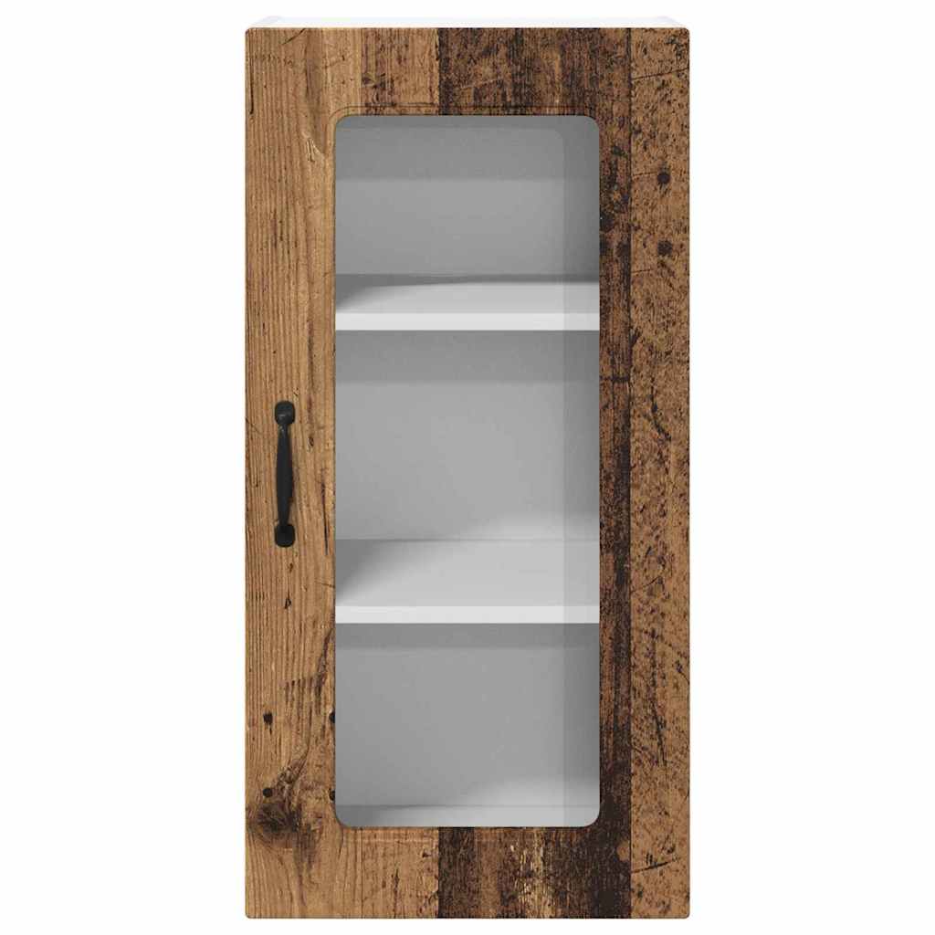 Dulap suspendat de bucatarie cu raft Lemn Vechi 40 x 31 x 80 cm — imaginea 7