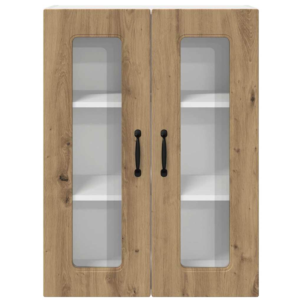 Dulap suspendat de bucatarie Stejar Artizanal 60 x 31 x 80 cm — imaginea 7