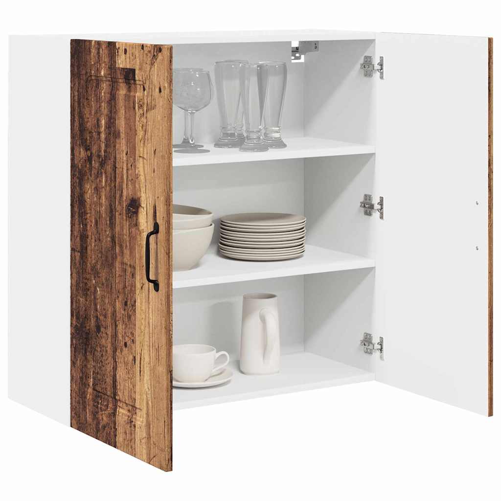Dulap suspendat de bucatarie cu raft Lemn Vechi 80 x 31 x 80 cm — imaginea 4