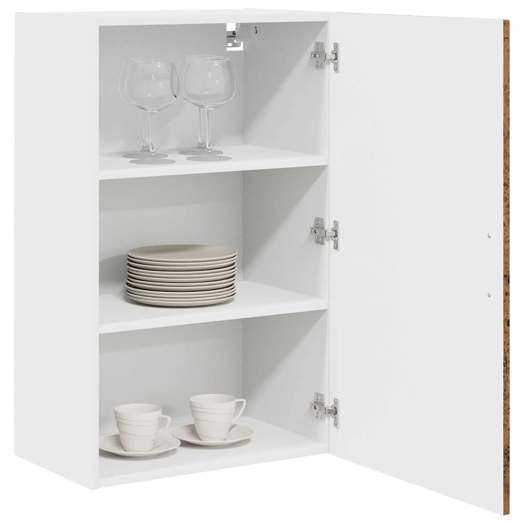 Dulap suspendat de bucatarie cu raft Lemn Vechi 50 x 31 x 80 cm — imaginea 4