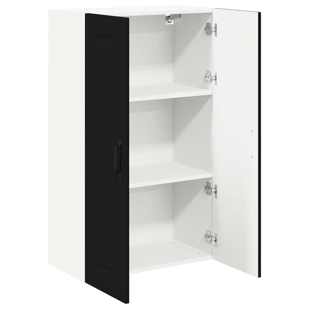 Dulap suspendat de bucatarie cu raft Negru 60 x 31 x 100 cm — imaginea 6
