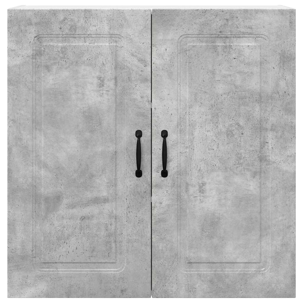 Dulap suspendat de bucatarie Gri din beton 80 x 31 x 80 cm — imaginea 7