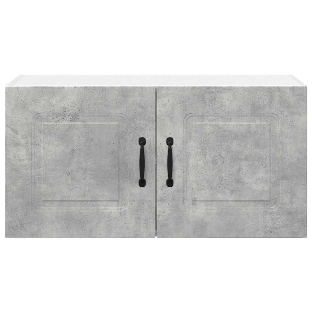 Dulap suspendat de bucatarie Gri din beton 80 x 31 x 40 cm — imaginea 7