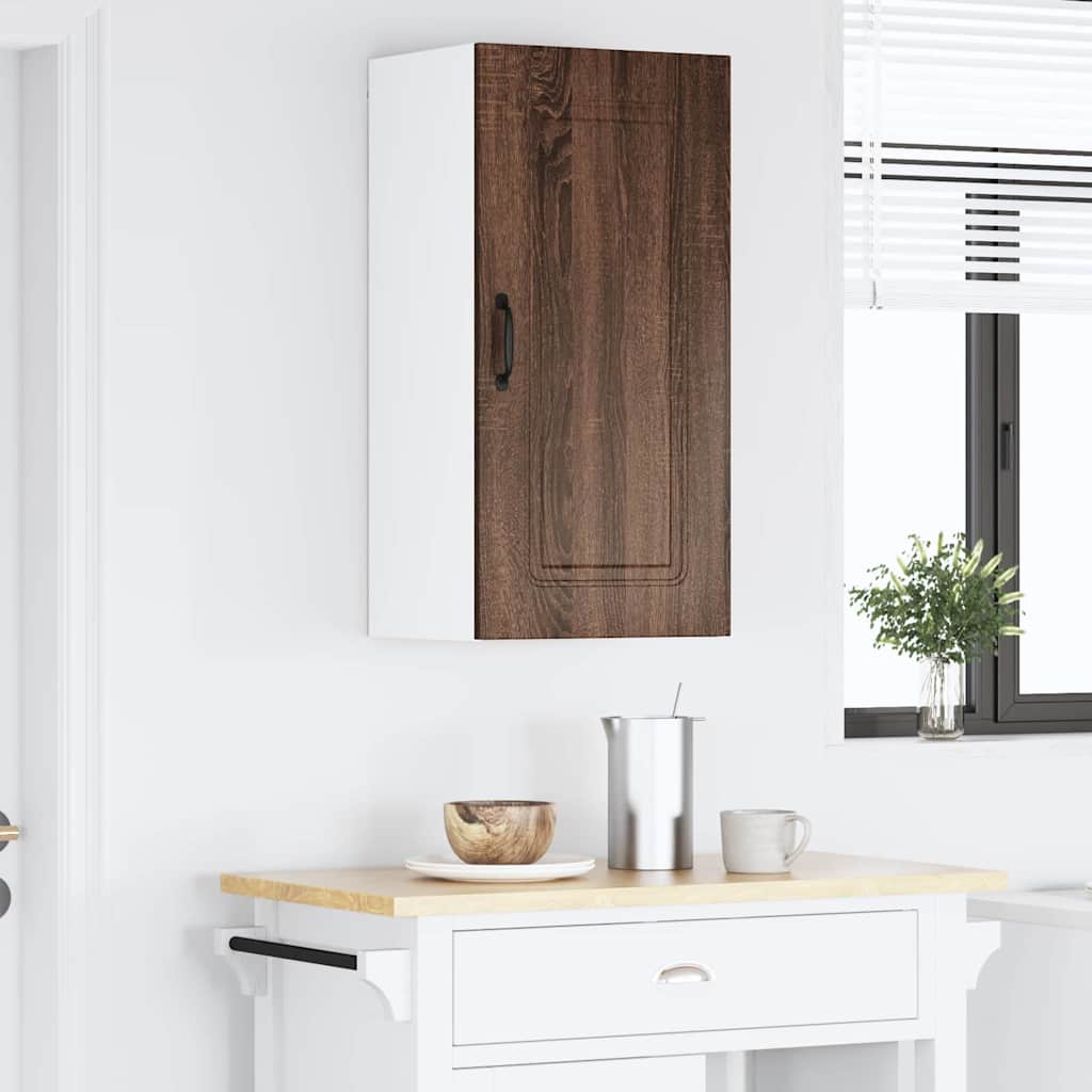 Dulap suspendat de bucatarie Stejar inchis 40 x 31 x 80 cm — imaginea 5