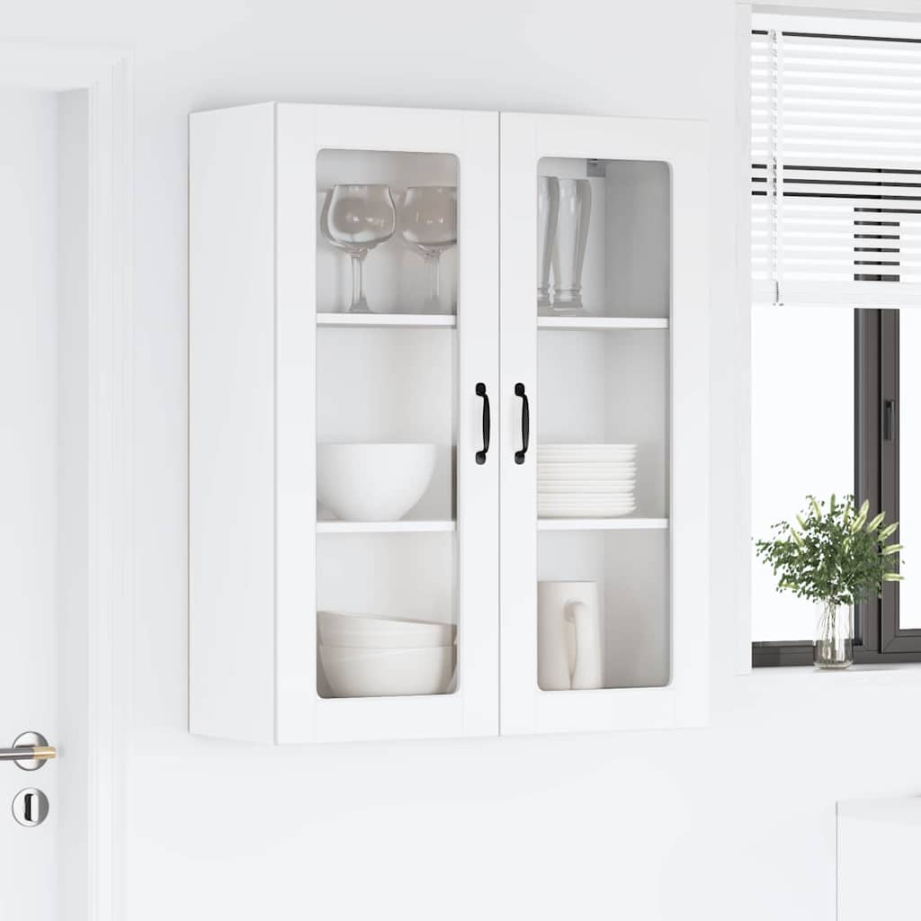 Dulap suspendat de bucatarie cu usa Alb lucios 80 x 31 x 100 cm — imaginea 5