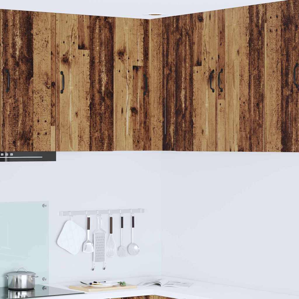 Dulap suspendat de bucatarie cu raft Lemn Vechi 57 x 57 x 80 cm — imaginea 2