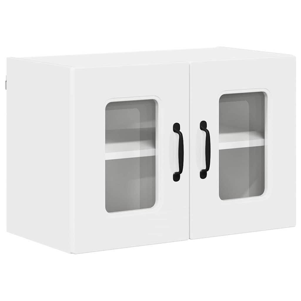 Dulap suspendat de bucatarie 2 pcs Alb lucios 60 x 31 x 40 cm — imaginea 6