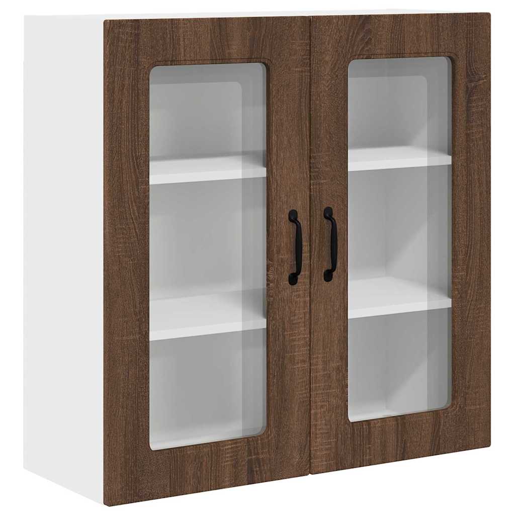 Dulap suspendat de bucatarie Stejar inchis 80 x 31 x 80 cm