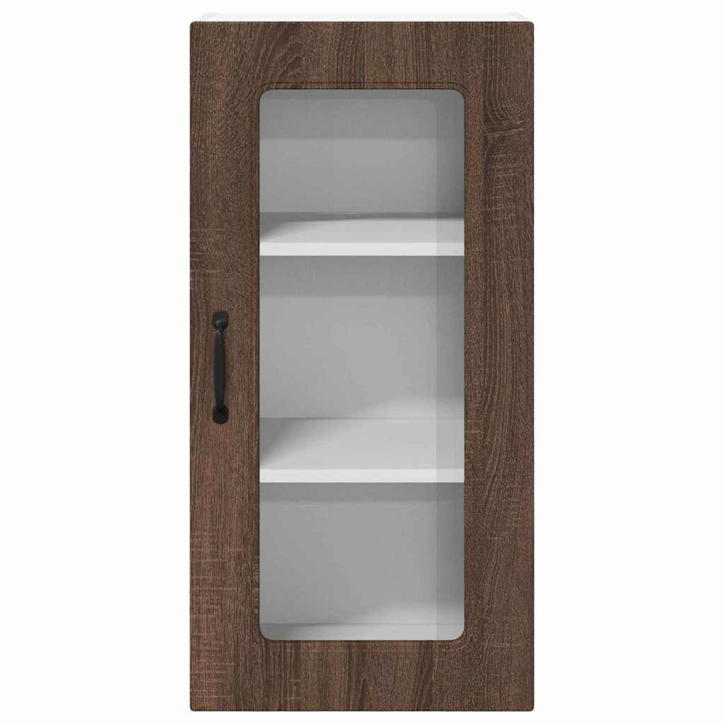 Dulap suspendat de bucatarie Stejar inchis 40 x 31 x 80 cm — imaginea 7