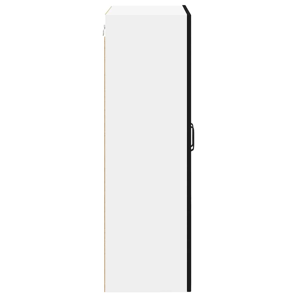Dulap suspendat de bucatarie cu raft Negru 60 x 31 x 100 cm — imaginea 8