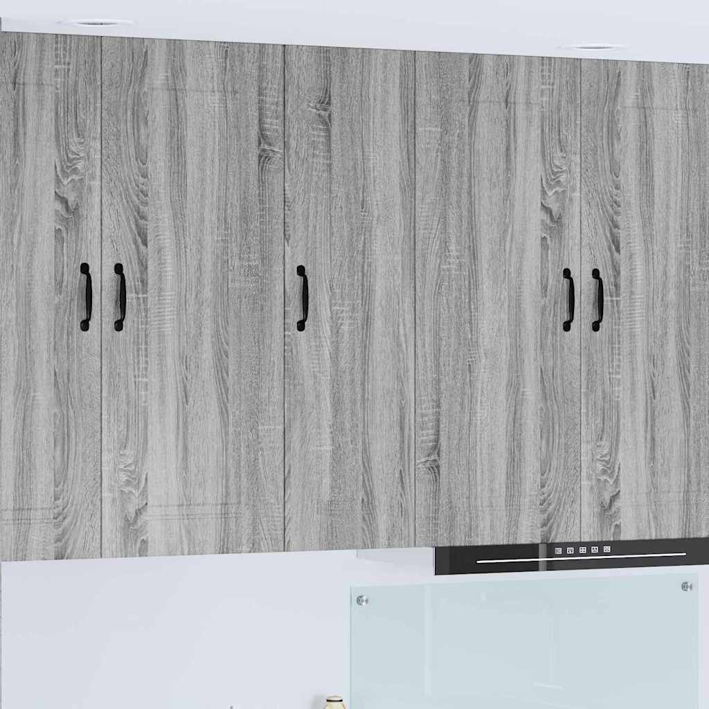 Dulap suspendat de bucatarie cu usa Gri Sonoma 30 x 31 x 100 cm — imaginea 2
