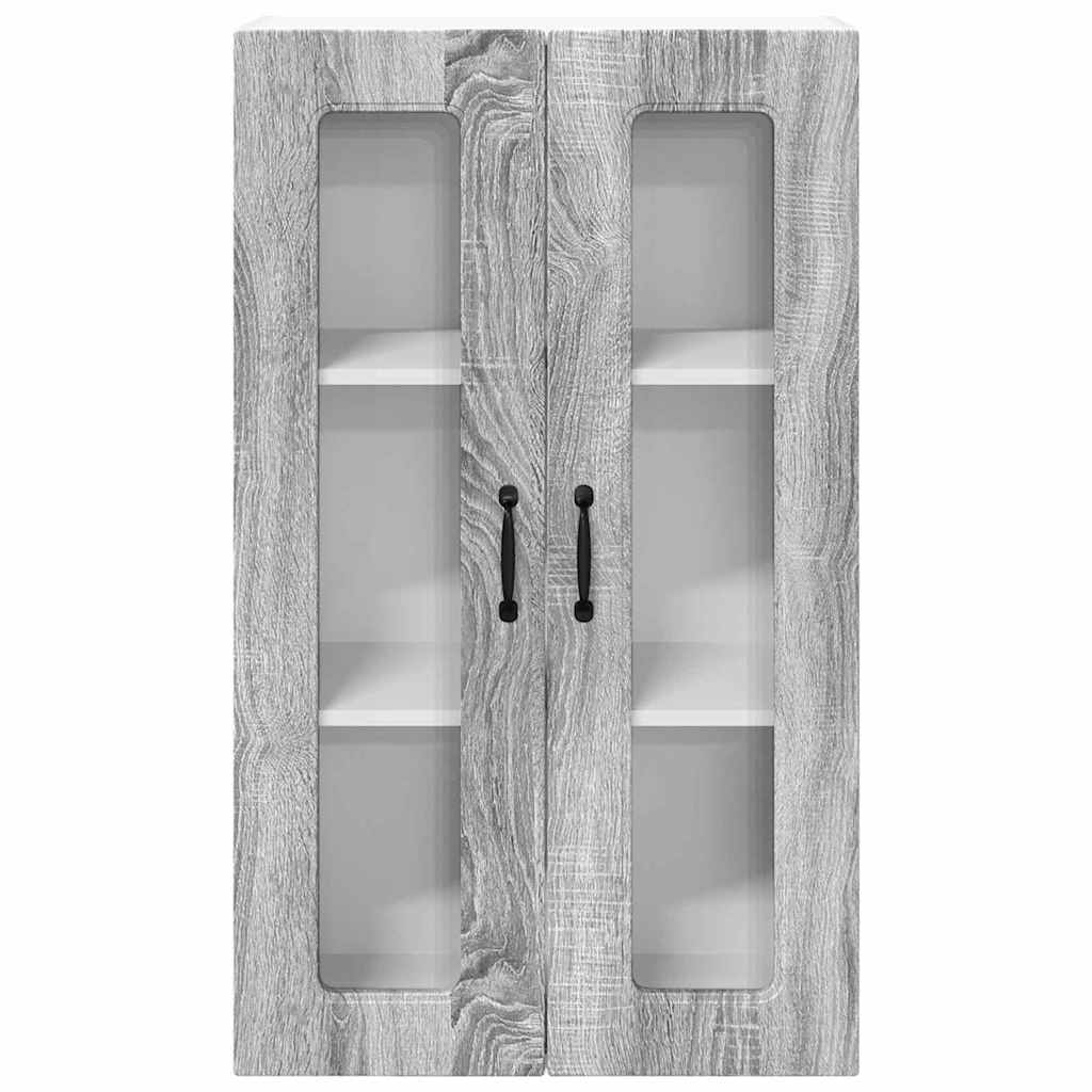 Dulap suspendat de bucatarie cu usa Gri Sonoma 60 x 31 x 100 cm — imaginea 7