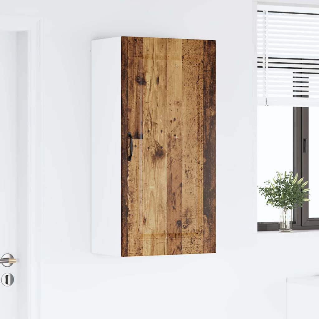 Dulap suspendat de bucatarie cu usa Lemn Vechi 50 x 31 x 100 cm — imaginea 5