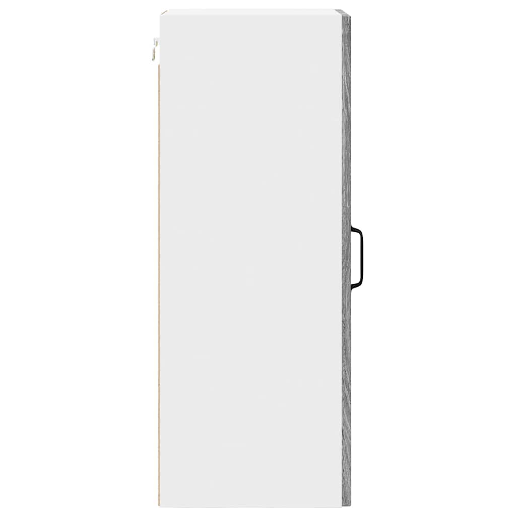 Dulap suspendat de bucatarie cu raft Gri Sonoma 30 x 31 x 80 cm — imaginea 8