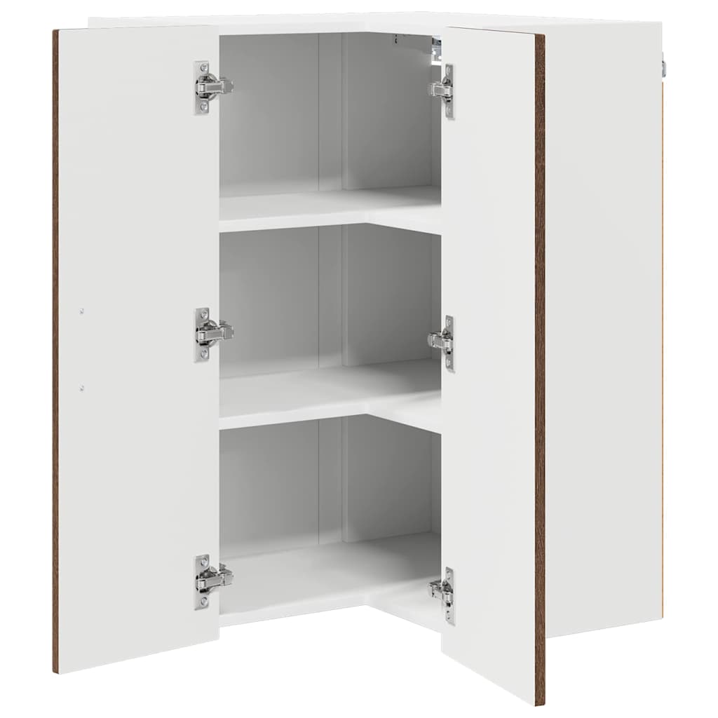 Dulap suspendat de bucatarie Stejar inchis 57 x 57 x 80 cm — imaginea 6