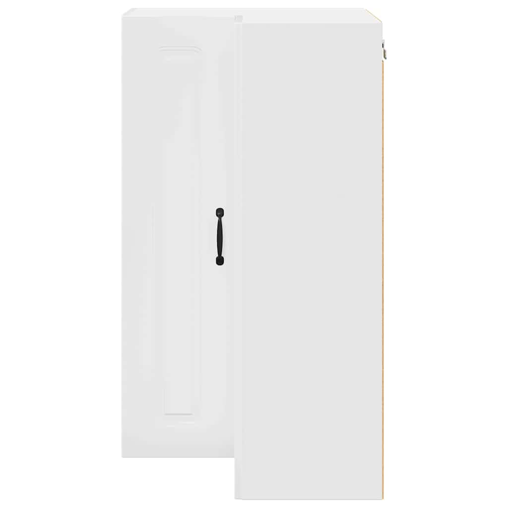 Dulap suspendat de bucatarie cu usa Alb lucios 57 x 57 x 100 cm — imaginea 7
