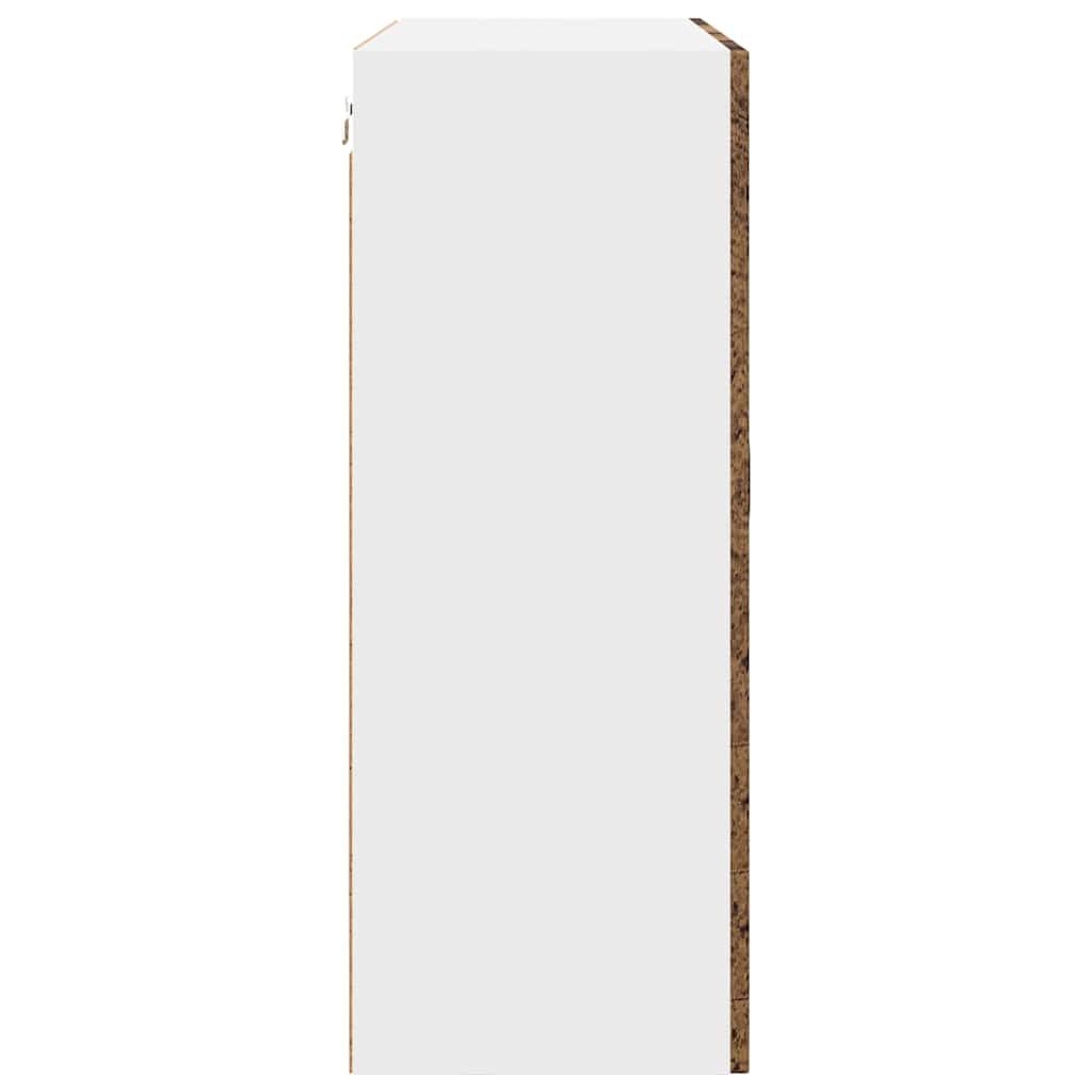 Dulap suspendat de bucatarie cu raft Lemn Vechi 80 x 31 x 80 cm — imaginea 8