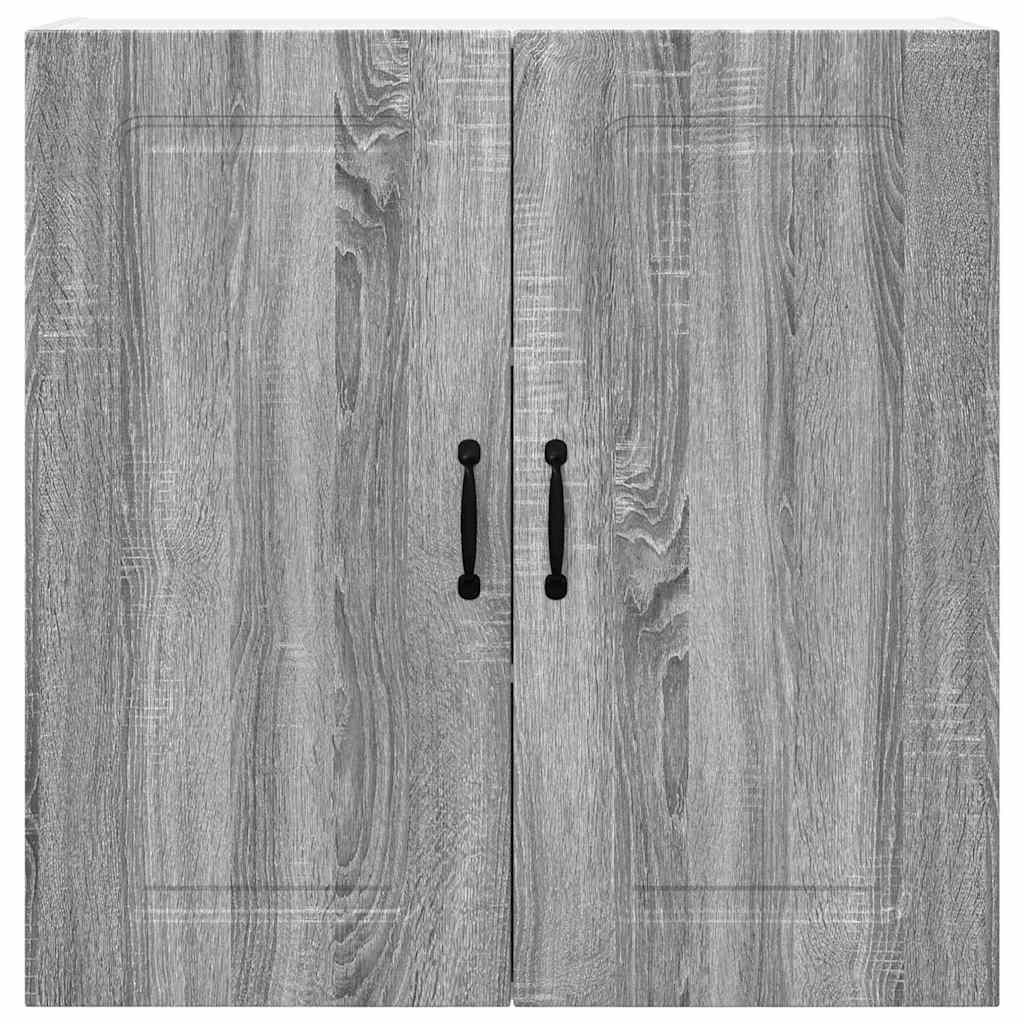 Dulap suspendat de bucatarie cu raft Gri Sonoma 80 x 31 x 80 cm — imaginea 7