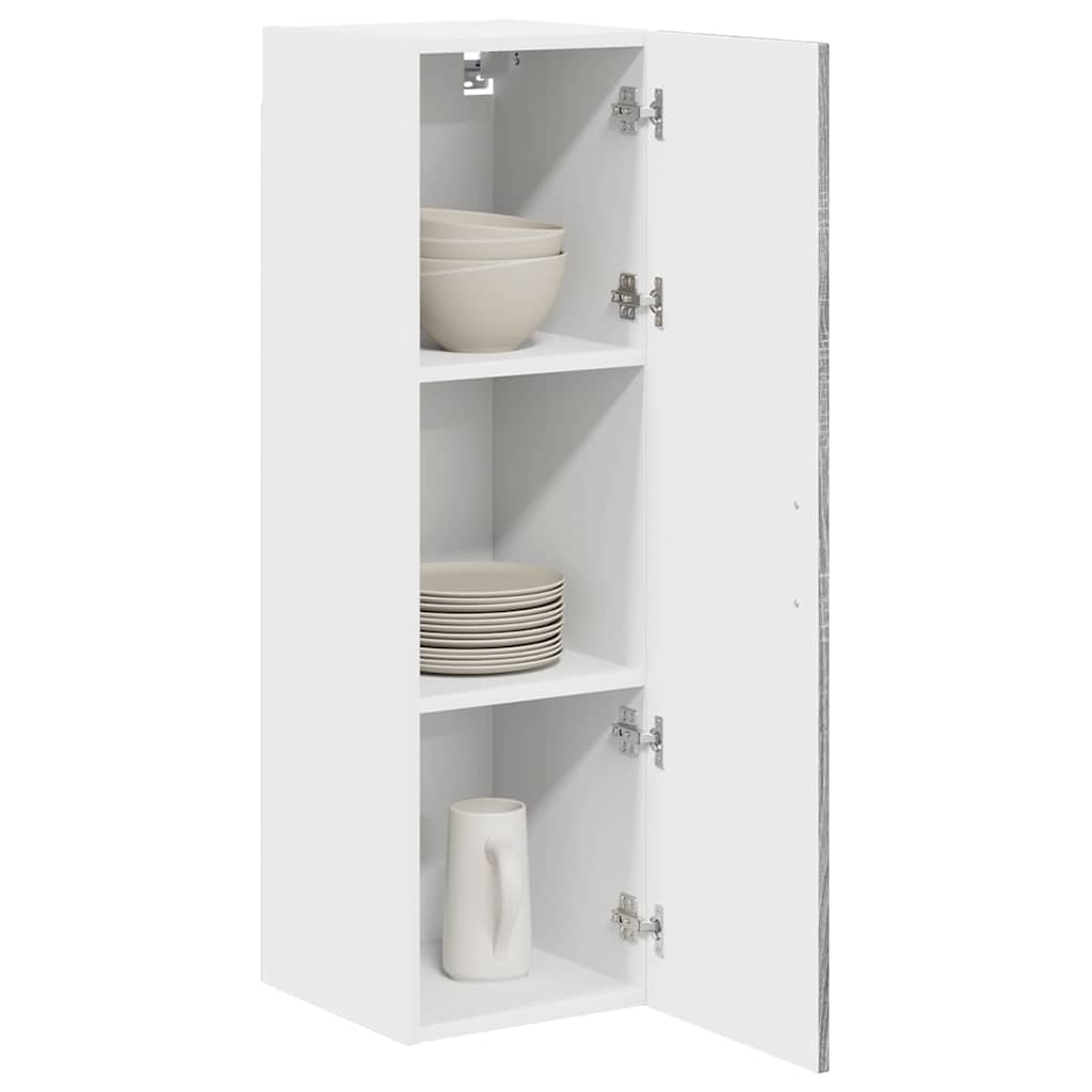 Dulap suspendat de bucatarie cu usa Gri Sonoma 30 x 31 x 100 cm — imaginea 4