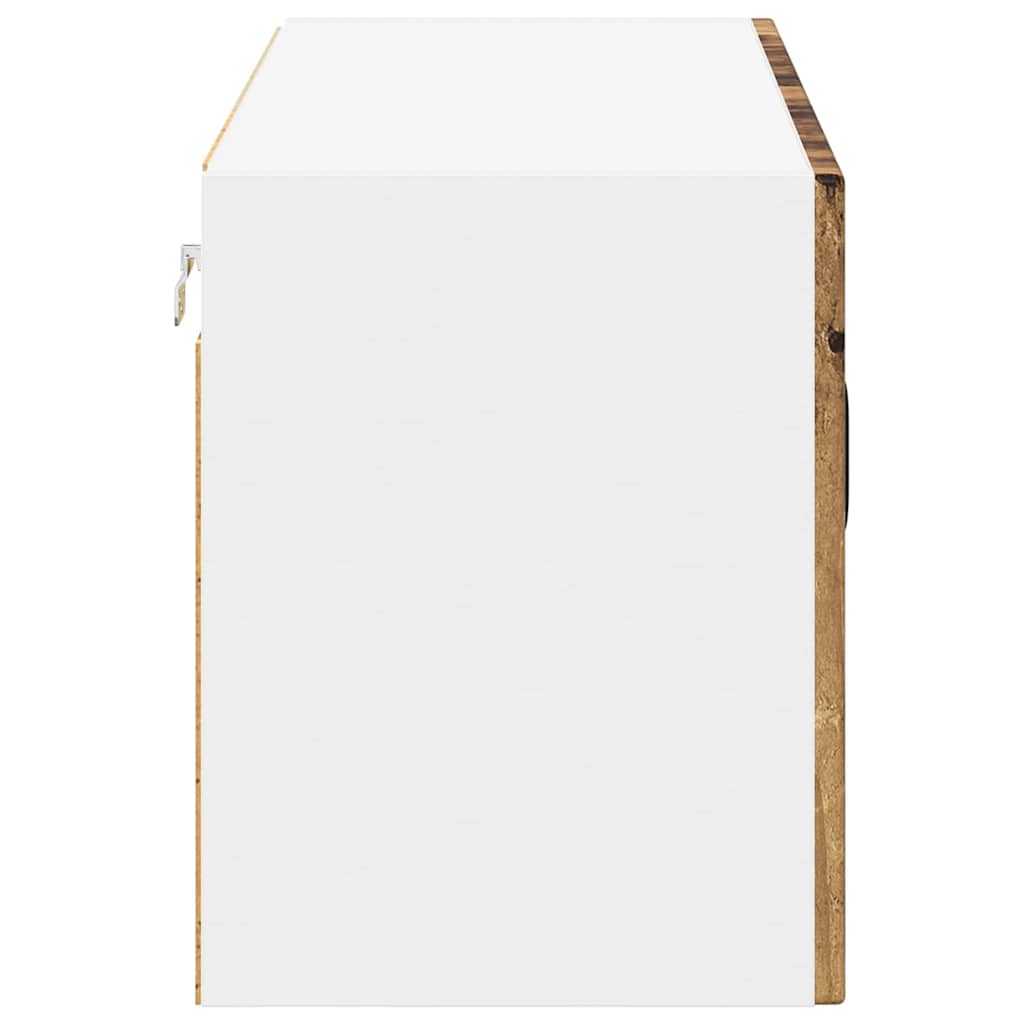 Dulap suspendat de bucatarie cu raft Lemn Vechi 80 x 31 x 40 cm — imaginea 8