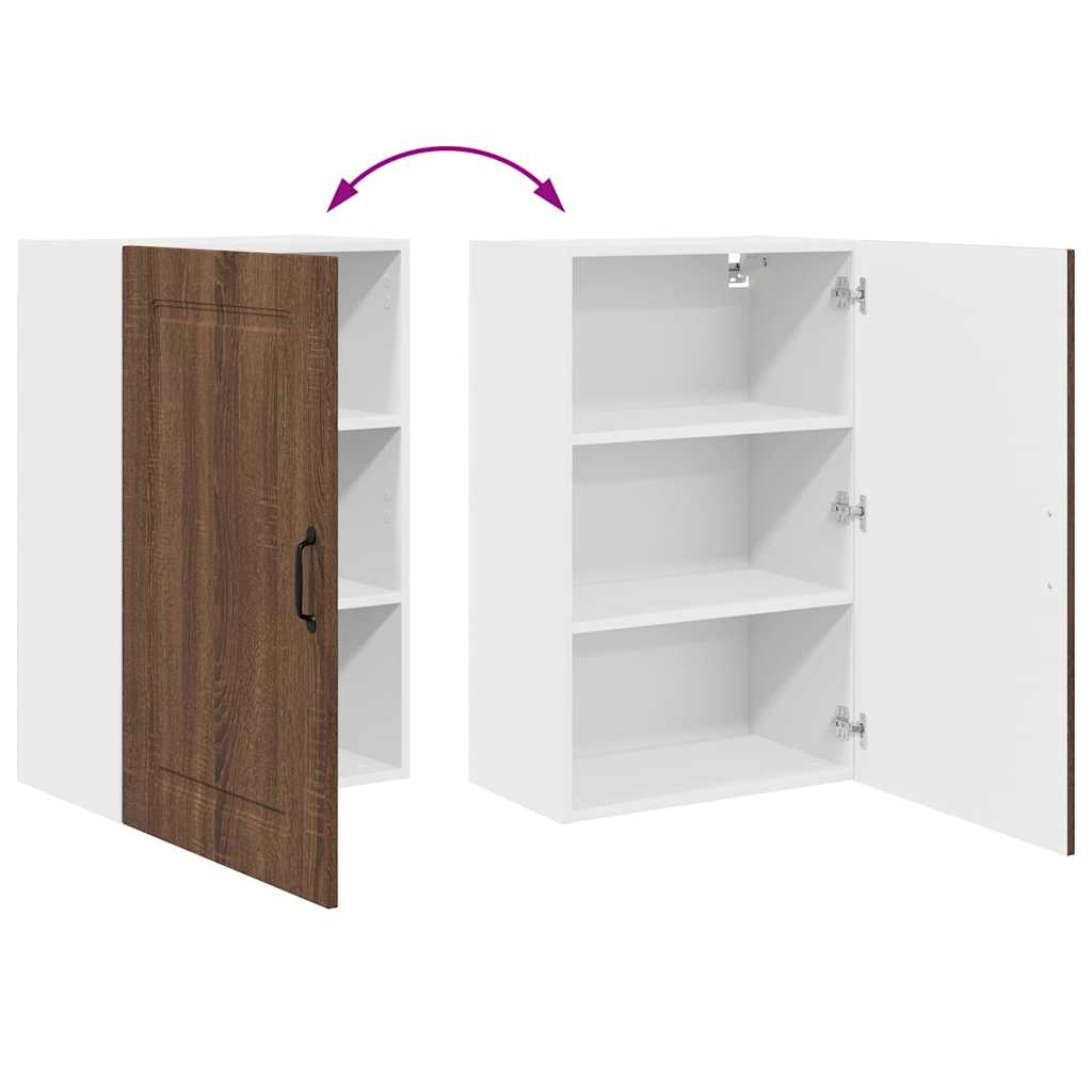 Dulap suspendat de bucatarie Stejar inchis 50 x 31 x 80 cm — imaginea 12