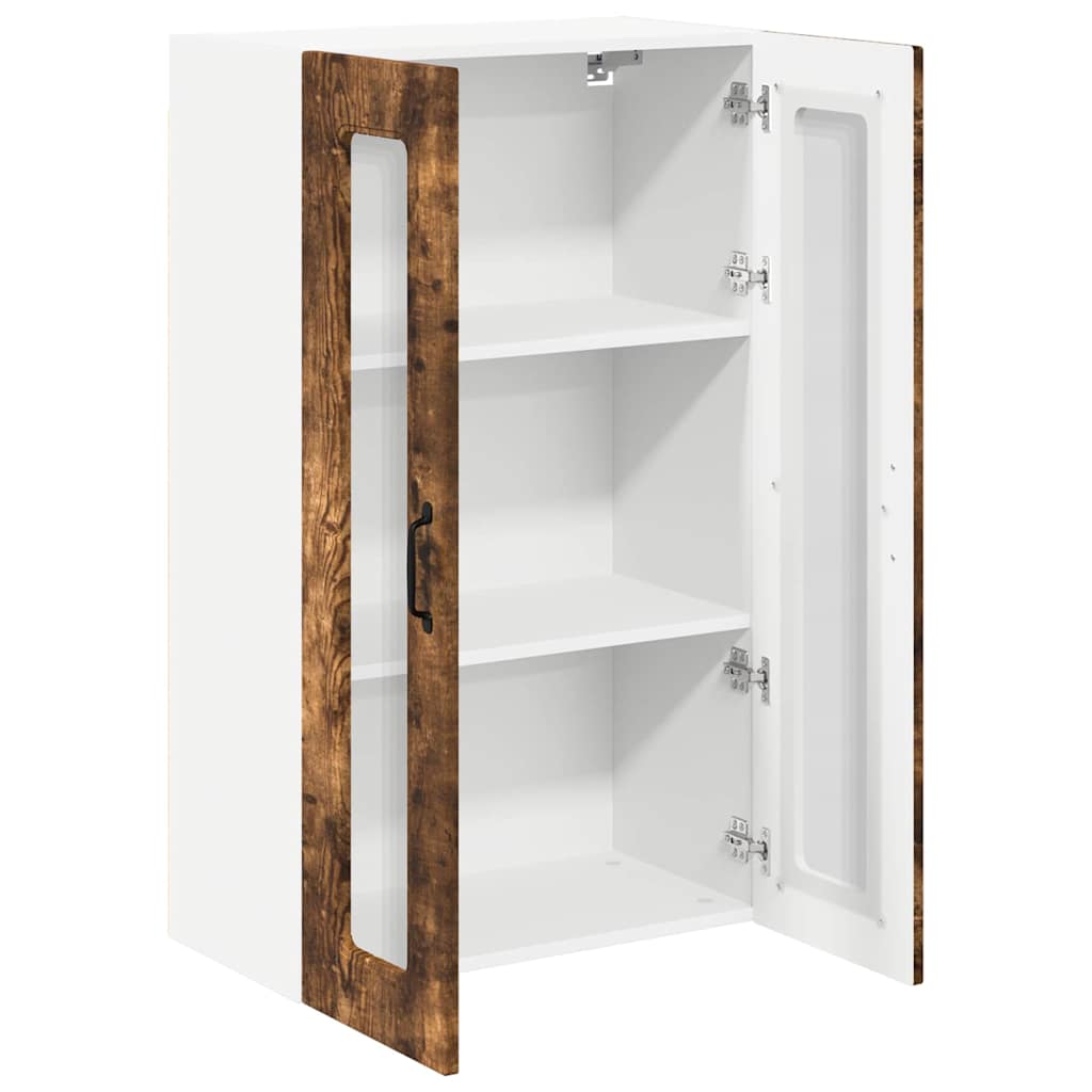 Dulap suspendat de bucatarie Stejar fumuriu 60 x 31 x 100 cm — imaginea 6