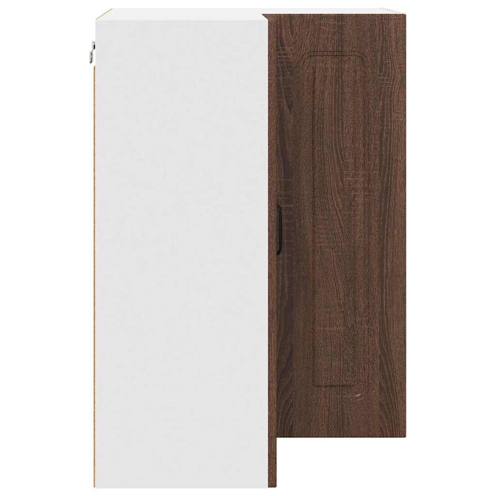 Dulap suspendat de bucatarie Stejar inchis 57 x 57 x 80 cm — imaginea 8
