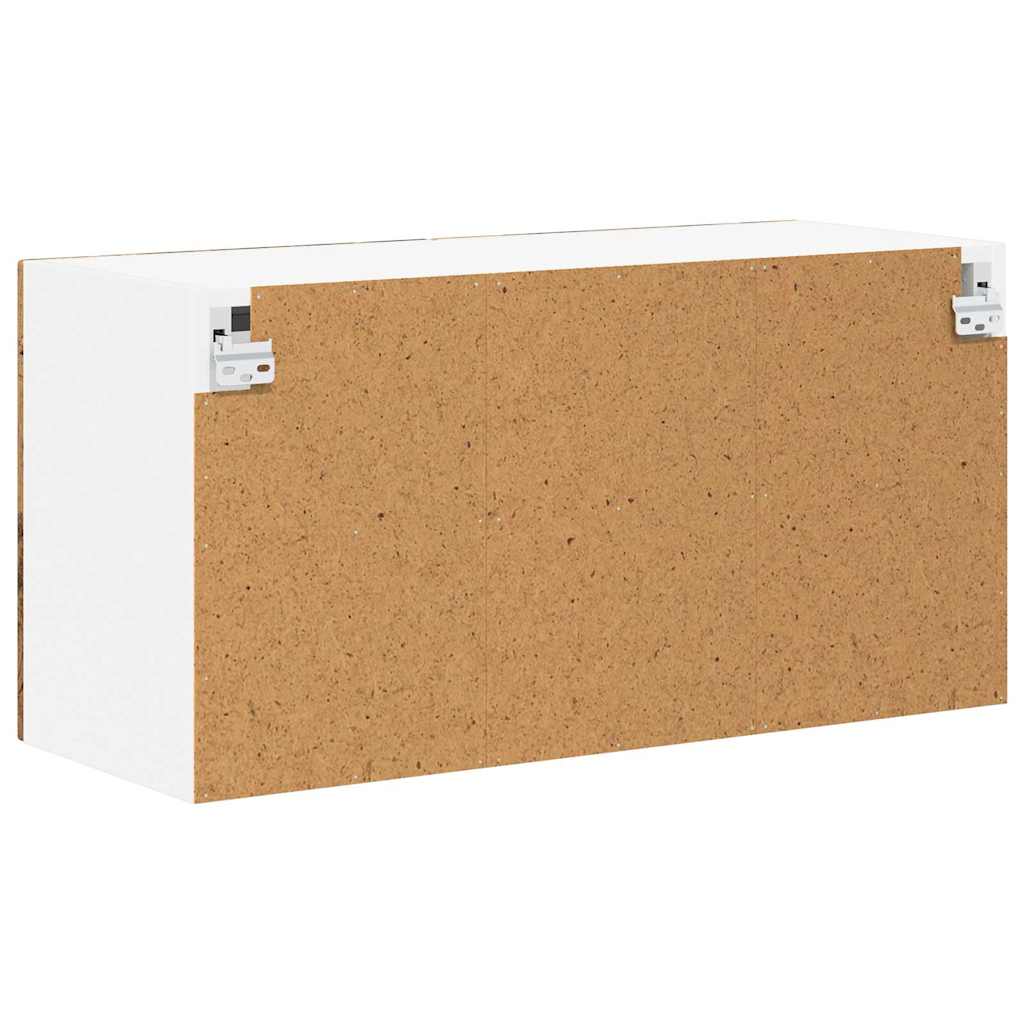 Dulap suspendat de bucatarie cu raft Lemn Vechi 80 x 31 x 40 cm — imaginea 9