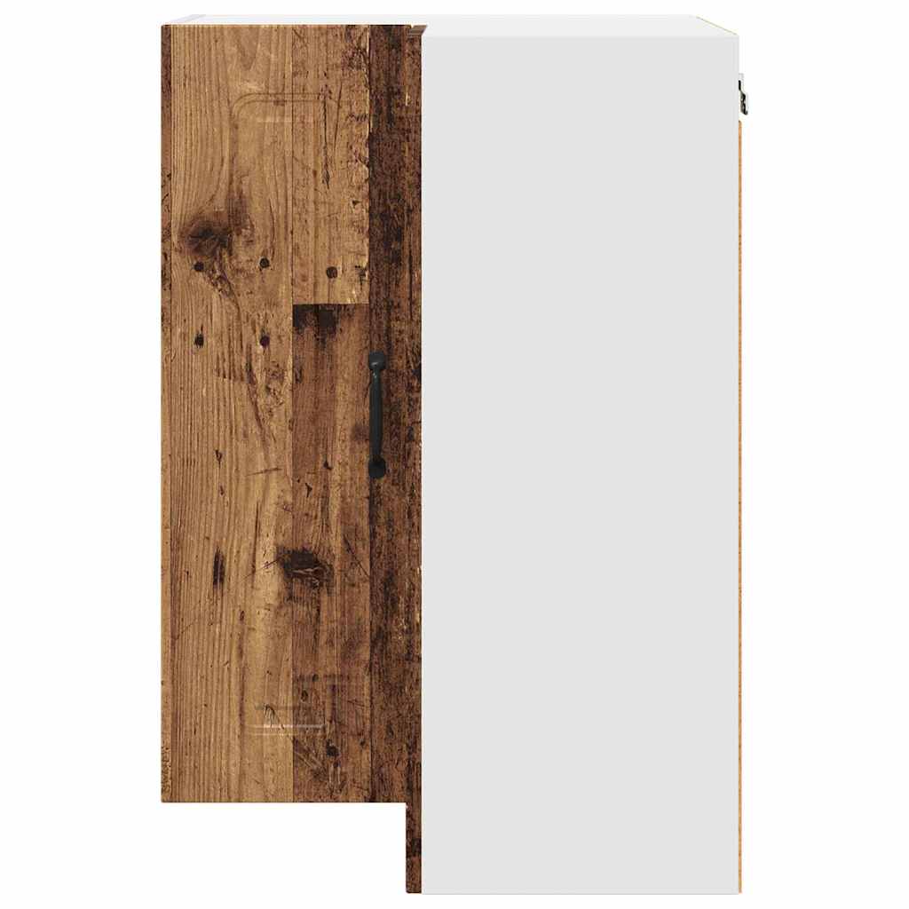 Dulap suspendat de bucatarie cu raft Lemn Vechi 57 x 57 x 80 cm — imaginea 7